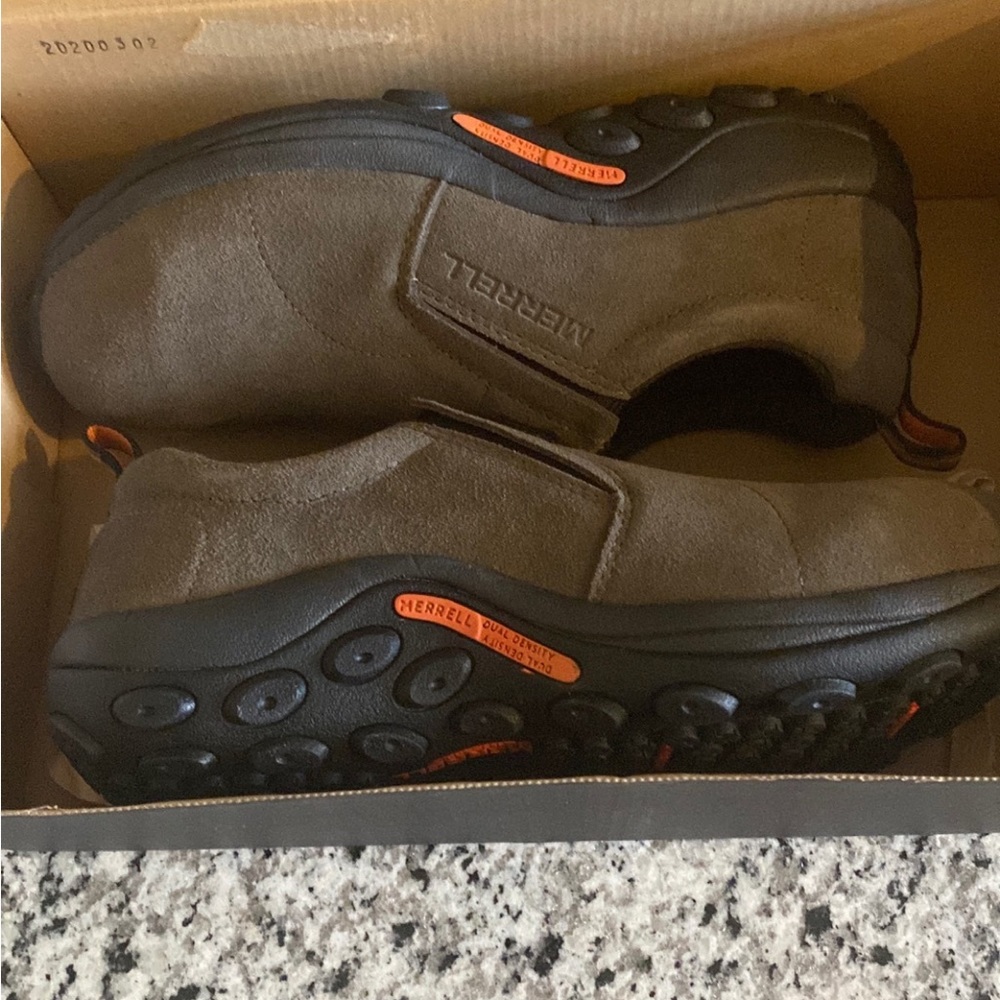 MERRELL WORK Men's Jungle Moc Alloy Toe Work Shoe Gunsmoke size 8 men’s